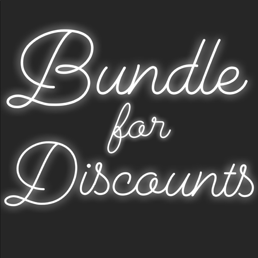 Will discount ANY TIME you bundle multiple items